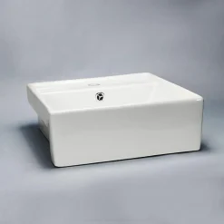 Rue Du Bain Vasque Semi Encastrable Carrée céramique - 41x41 cm - Pure