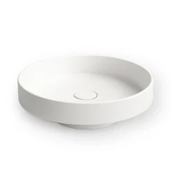 Ambra Vasque semi-encastrée 40 cm en Solid surface - Lucia