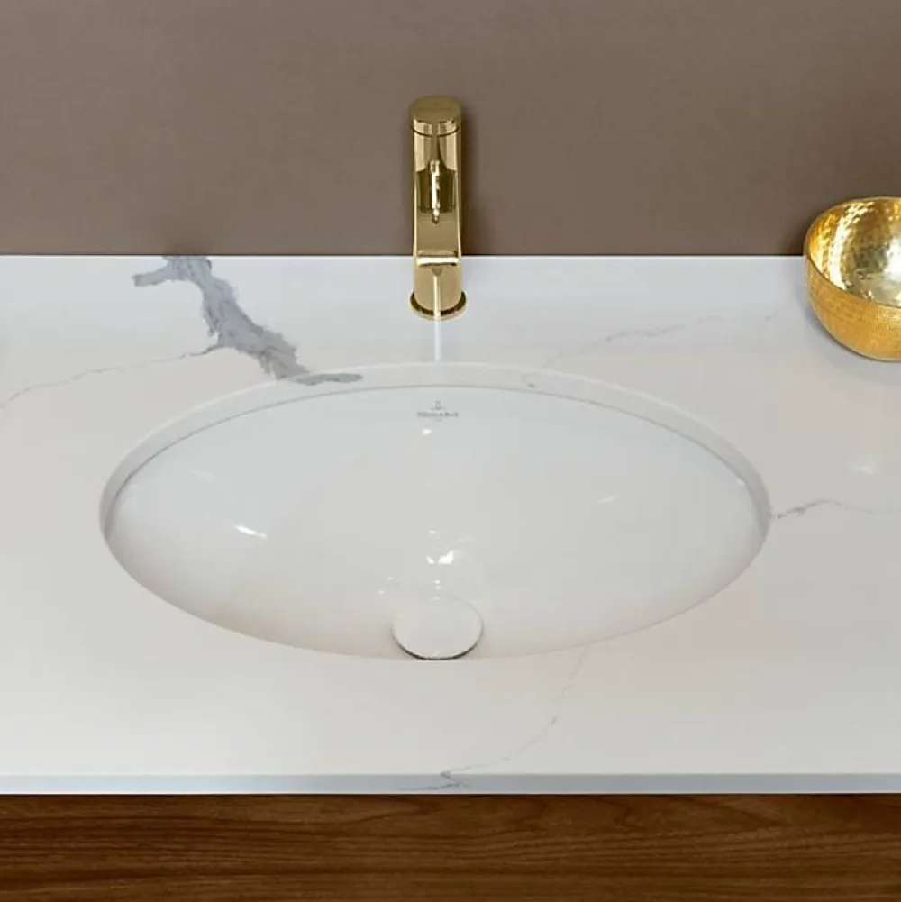 Vasque À Encastrer|Villeroy & Boch Vasque VILLEROY ET BOCH à encastrer par-dessous Evana