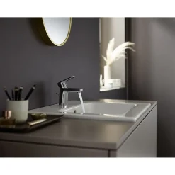 Hansgrohe Vernis Blend Mitigeur de lavabo 70 avec tirette et vidage métallique chromé 71557000