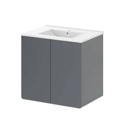 Vicco Meuble sous lavabo Gris