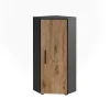Armoire De Salle De Bains|Vicco Armoire dangle Anthracite/Artisan 33x81cm avec 3 étagères