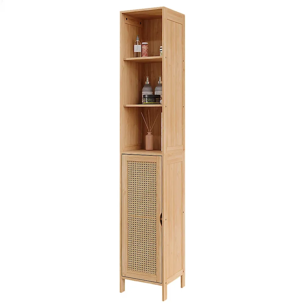 Vicco Armoire de salle de bain Bambou 30x170cm