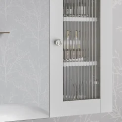 Vicco Armoire de toilette Blanc 60x50cm avec miroir
