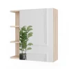 Armoire De Toilette|Vicco Armoire de toilette Sonoma 62x64cm
