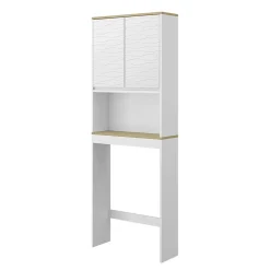 Meuble Wc|Vicco Armoire de toilette Blanc 60x163cm
