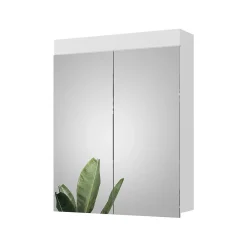 Armoire De Toilette|Vicco Armoire de toilette Blanc 60x77cm