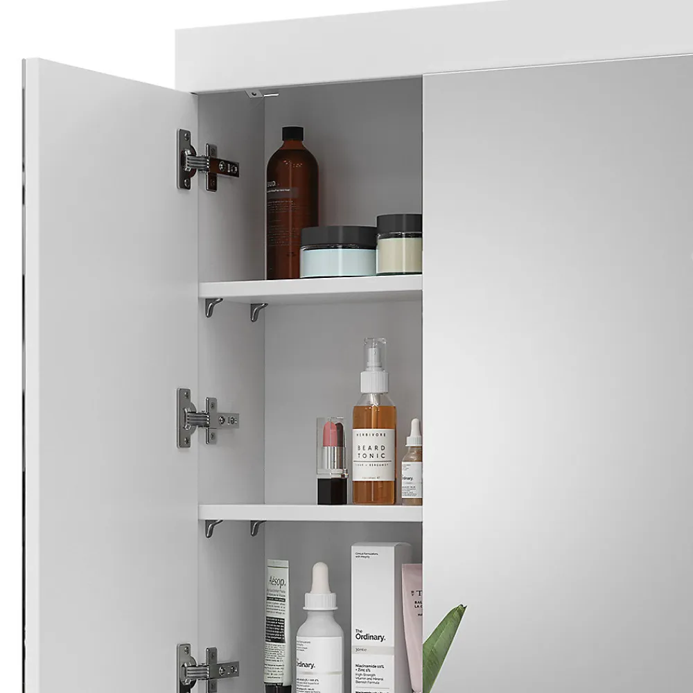 Armoire De Toilette|Vicco Armoire de toilette Blanc 60x77cm