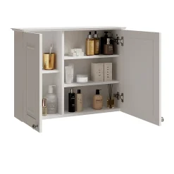 Armoire De Toilette|Vicco Armoire de toilette Blanc 68x51cm