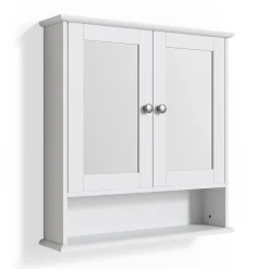 Armoire De Toilette|Vicco Armoire de toilette Blanc 56x58cm