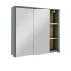 Vicco Armoire de toilette Vert/Artisan 80x75cm avec des étagères ouvertes