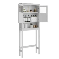 Meuble Wc|Vicco Armoire de toilette Blanc 69x171cm
