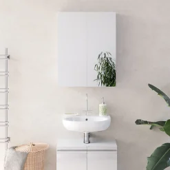 Vicco Armoire de toilette Blanc 60x77cm