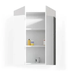Vicco Armoire de toilette Blanc 60x77cm