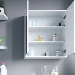 Vicco Armoire de toilette Blanc 60x68cm
