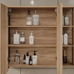 Vicco Armoire de toilette Sonoma/Anthracite 80x75cm