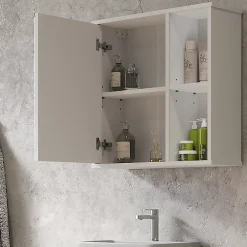 Vicco Armoire de toilette Blanc 60x60cm