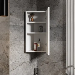 Armoire De Toilette|Vicco Armoire de toilette Blanc 32.8x60.2cm