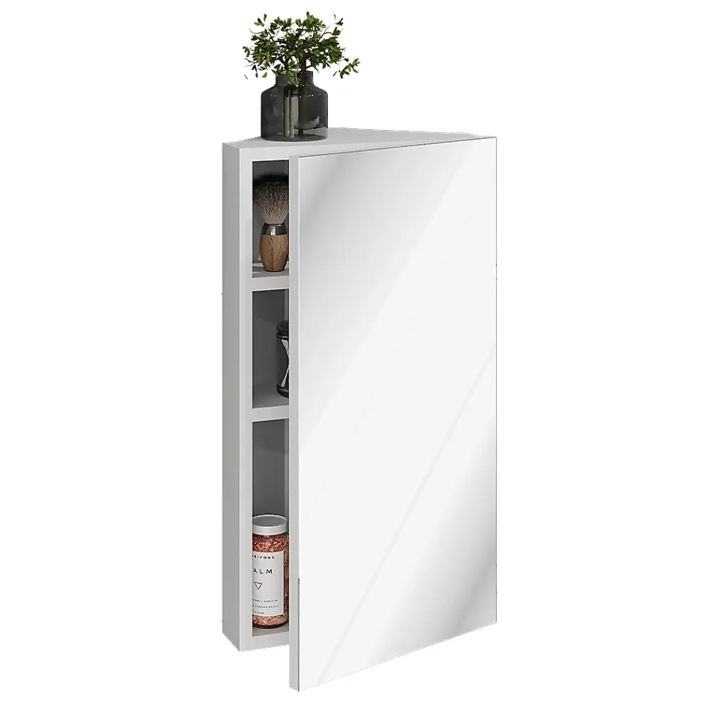 Armoire De Toilette|Vicco Armoire de toilette Blanc 32.8x60.2cm