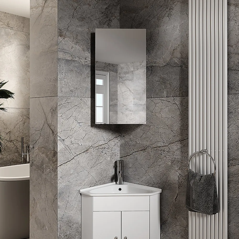 Armoire De Toilette|Vicco Armoire de toilette Blanc 32.8x60.2cm