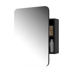 Vicco Armoire de toilette Anthracite 65x50cm avec des étagères