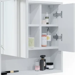 Armoire De Toilette|Vicco Armoire de toilette Blanc 54x53cm