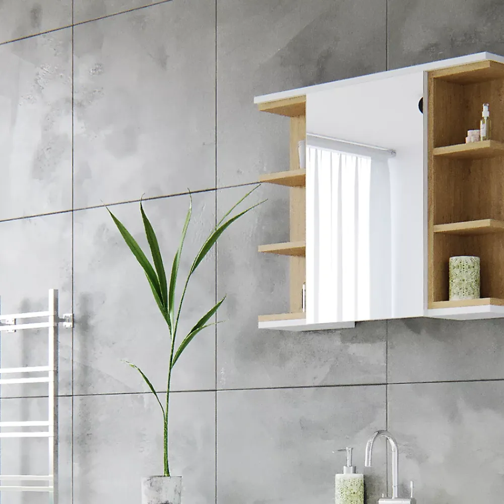 Vicco Armoire de toilette Blanc 79.6x64cm