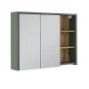 Vicco Armoire de toilette Vert/Artisan 100x75cm avec des étagères ouvertes