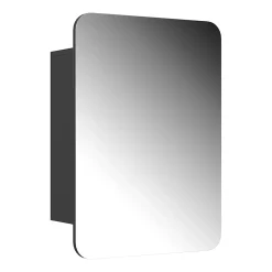 Armoire De Toilette|Vicco Armoire de toilette Anthracite 70x50cm avec des étagères