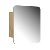 Armoire De Toilette|Vicco Armoire de toilette Chêne de force doré 60x50cm avec des étagères