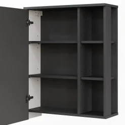 Vicco Armoire de toilette Anthracite/blanc 60x75cm