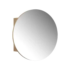 Armoire De Toilette|Vicco Armoire de toilette Chêne de force doré 50x50cm avec 2 compartiments