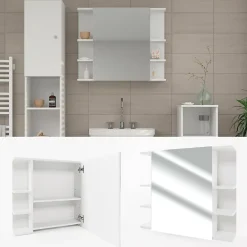 Vicco Armoire de toilette Blanc 79.6x64cm