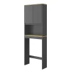 Vicco Armoire de toilette Anthracite 60x163cm