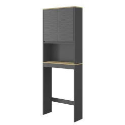 Vicco Armoire de toilette Anthracite 60x163cm