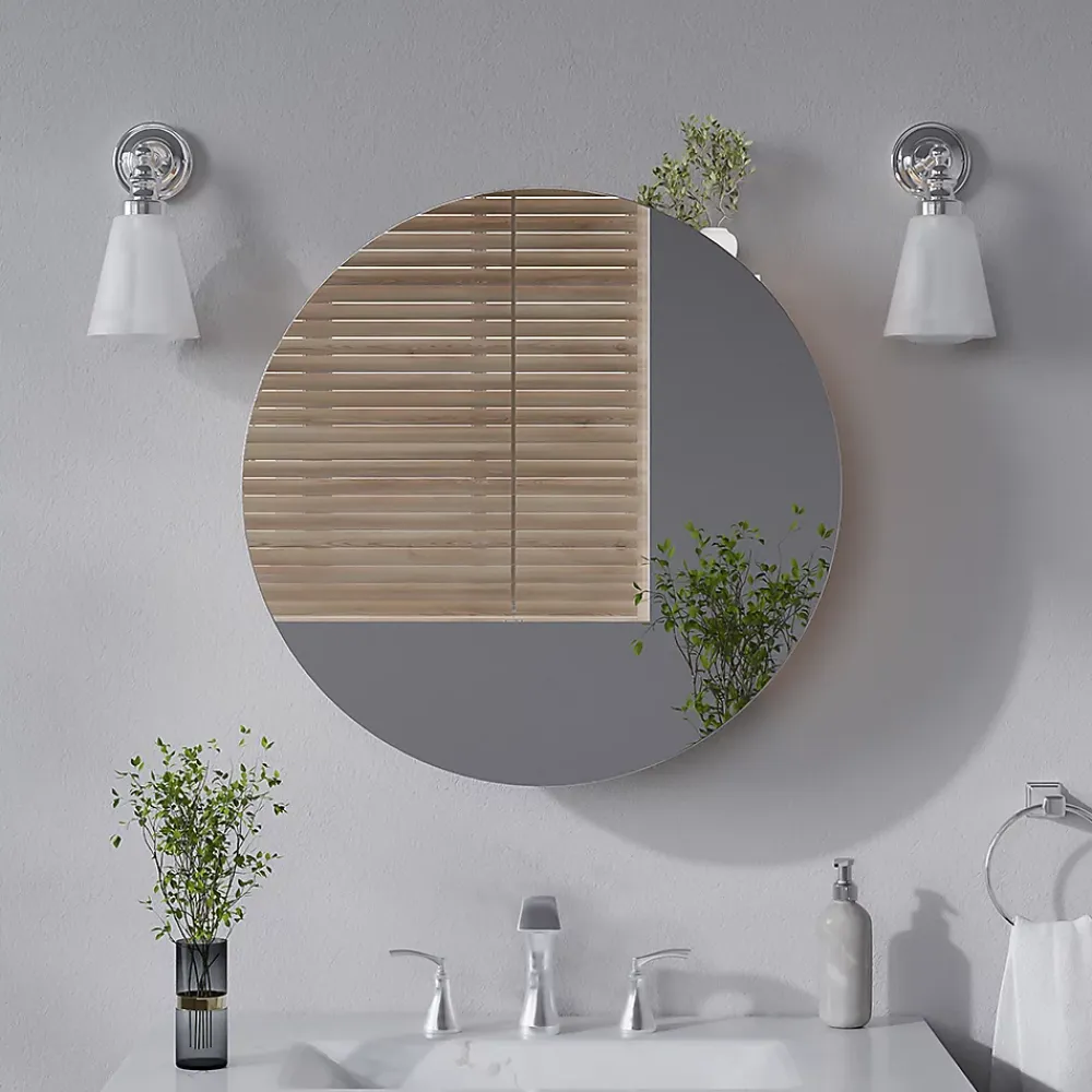 Armoire De Toilette|Vicco Armoire de toilette Blanc 60x60cm avec 2 compartiments
