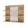 Armoire De Toilette|Vicco Armoire de toilette Chêne de force doré 58.8x50cm avec des étagères