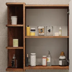 Armoire De Toilette|Vicco Armoire de toilette Oldstyle 62x64cm