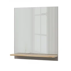 Vicco Armoire de toilette Grège 60x67cm avec étagère