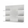 Armoire De Toilette|Vicco Armoire de toilette Blanc 58.8x50cm avec des étagères