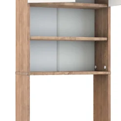 Meuble Wc|Vicco Armoire de toilette Sonoma/blanc 64x190cm avec 2 portes