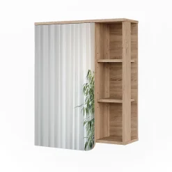 Vicco Armoire de toilette Sonoma/Anthracite 60x75cm
