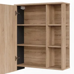 Vicco Armoire de toilette Sonoma/Anthracite 60x75cm