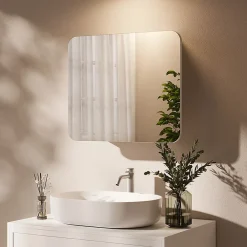 Vicco Armoire de toilette Blanc 60x50cm avec des étagères