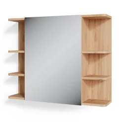 Armoire De Toilette|Vicco Armoire de toilette Chêne 79.6x64cm