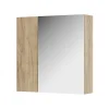Vicco Armoire de toilette Chêne de force doré 60x59.2cm Avec étagères et 1 porte miroir