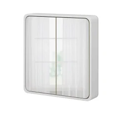Vicco armoire de toilette blanc/chêne 60x60cm