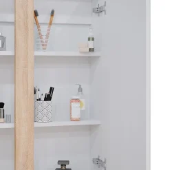 Vicco Armoire de toilette Blanc 70.4x84cm avec 2 portes