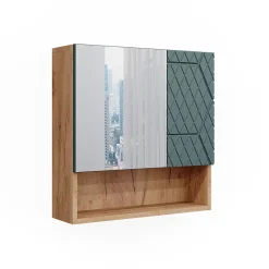 Vicco Armoire de toilette Vert/force de lor Chêne 54x55cm