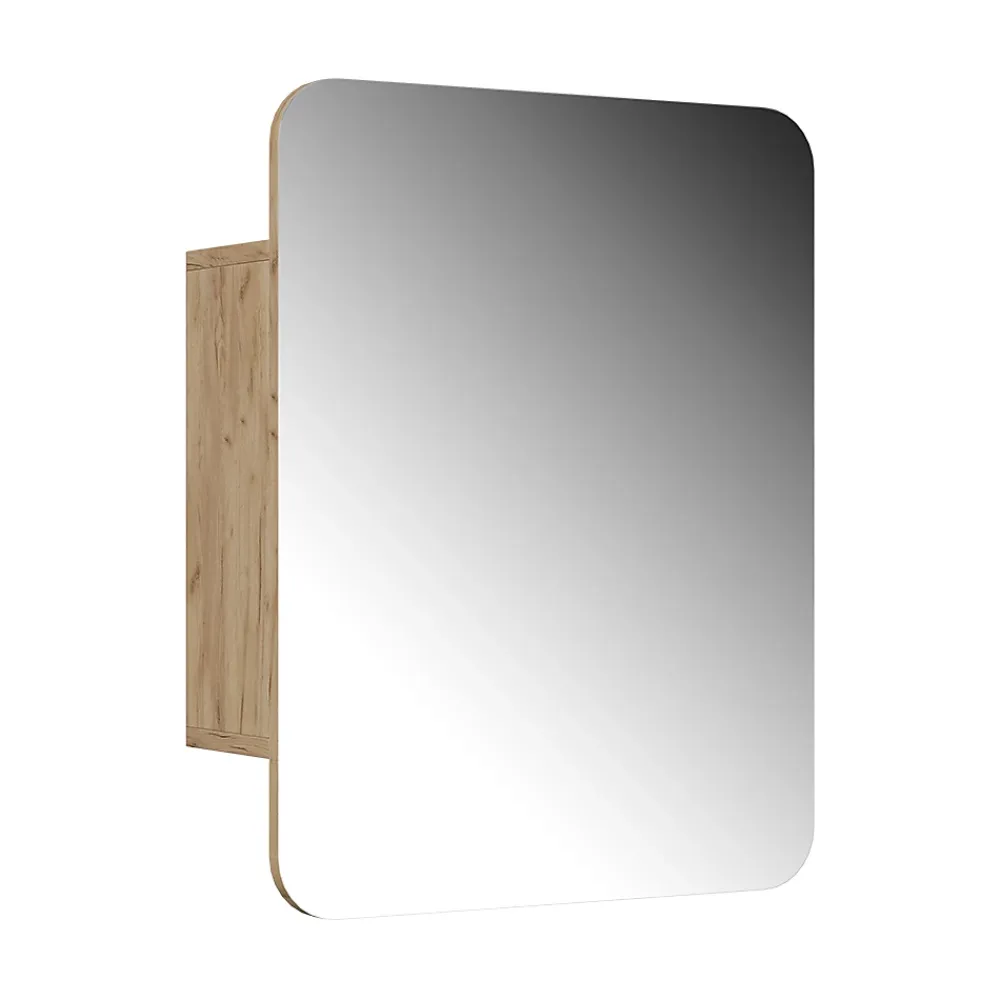 Vicco Armoire de toilette Chêne de force doré 65x50cm avec des étagères